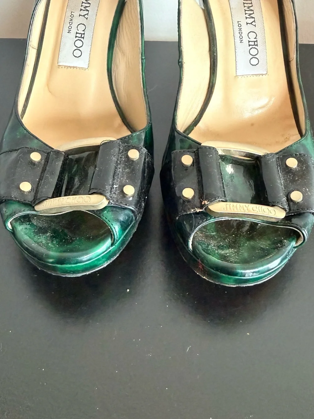 Jimmy Choo bold green